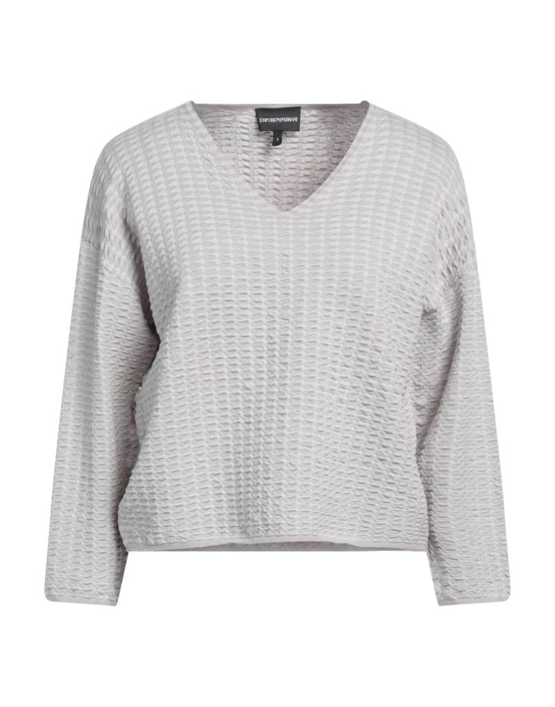 EMPORIO ARMANI Pullover Damen Hellgrau von EMPORIO ARMANI