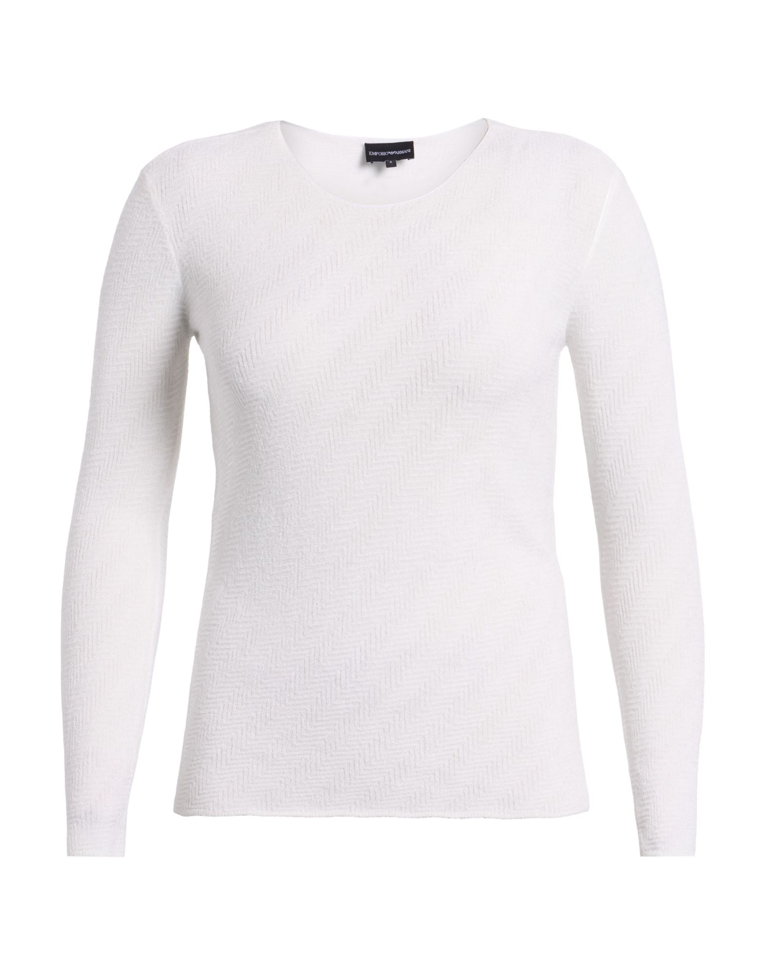 EMPORIO ARMANI Pullover Damen Off white von EMPORIO ARMANI