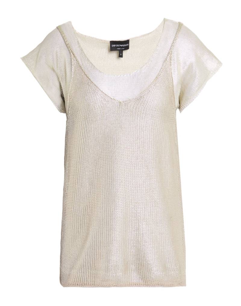 EMPORIO ARMANI Pullover Damen Platin von EMPORIO ARMANI