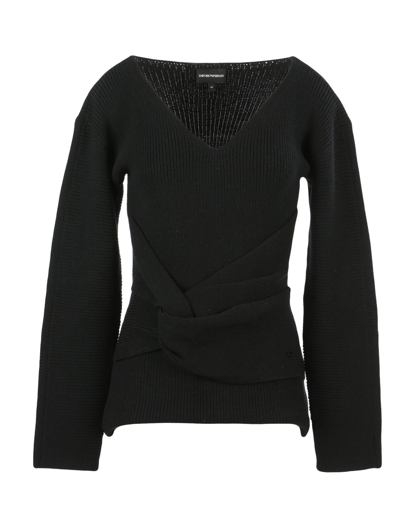 EMPORIO ARMANI Pullover Damen Schwarz von EMPORIO ARMANI