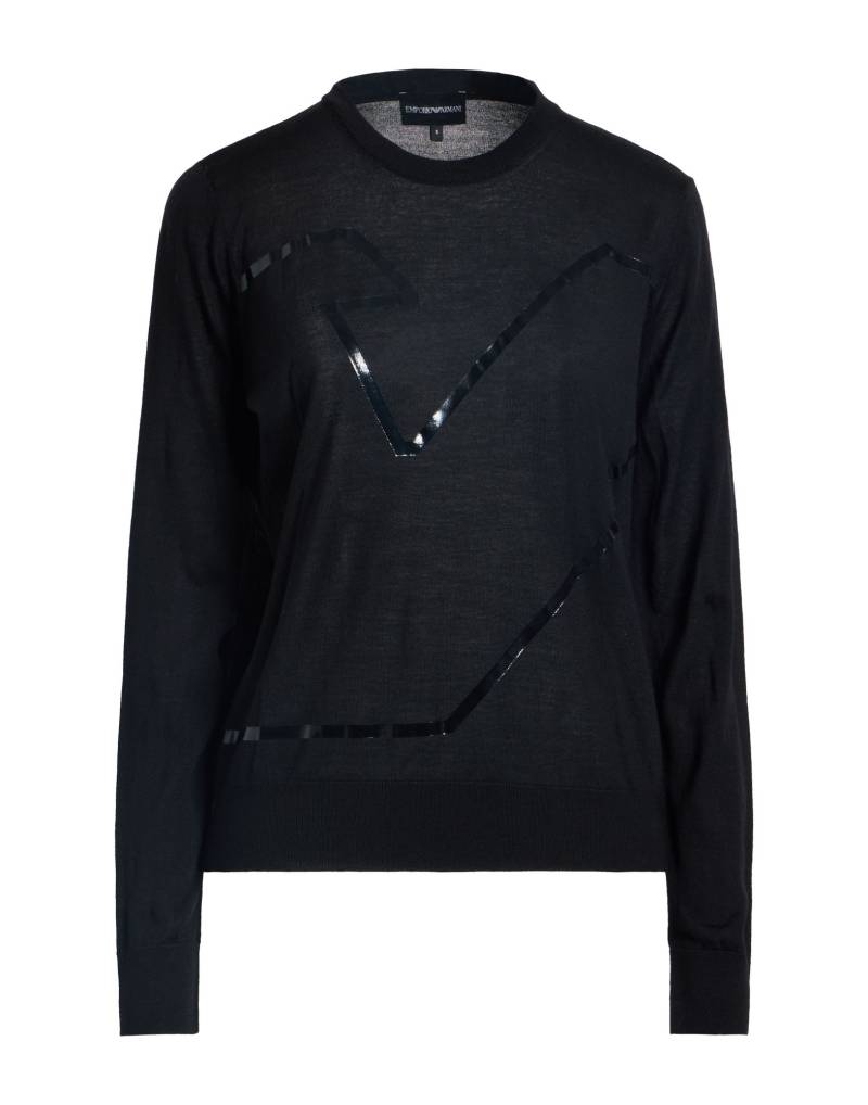 EMPORIO ARMANI Pullover Damen Schwarz von EMPORIO ARMANI