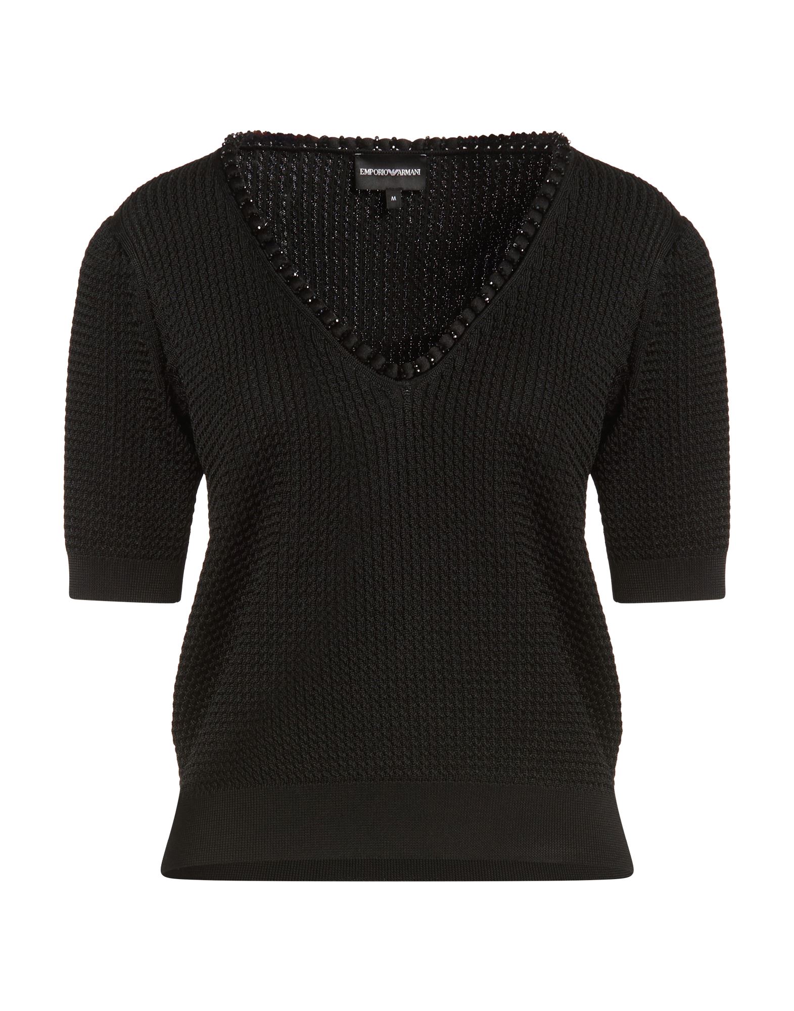 EMPORIO ARMANI Pullover Damen Schwarz von EMPORIO ARMANI
