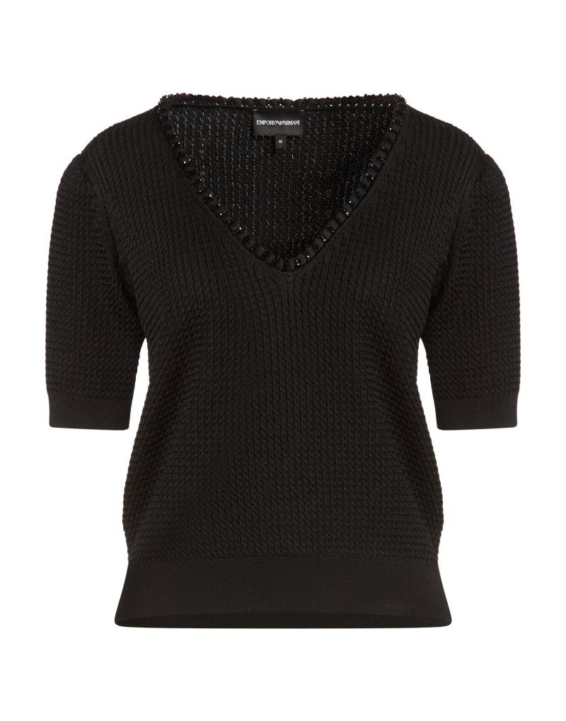 EMPORIO ARMANI Pullover Damen Schwarz von EMPORIO ARMANI