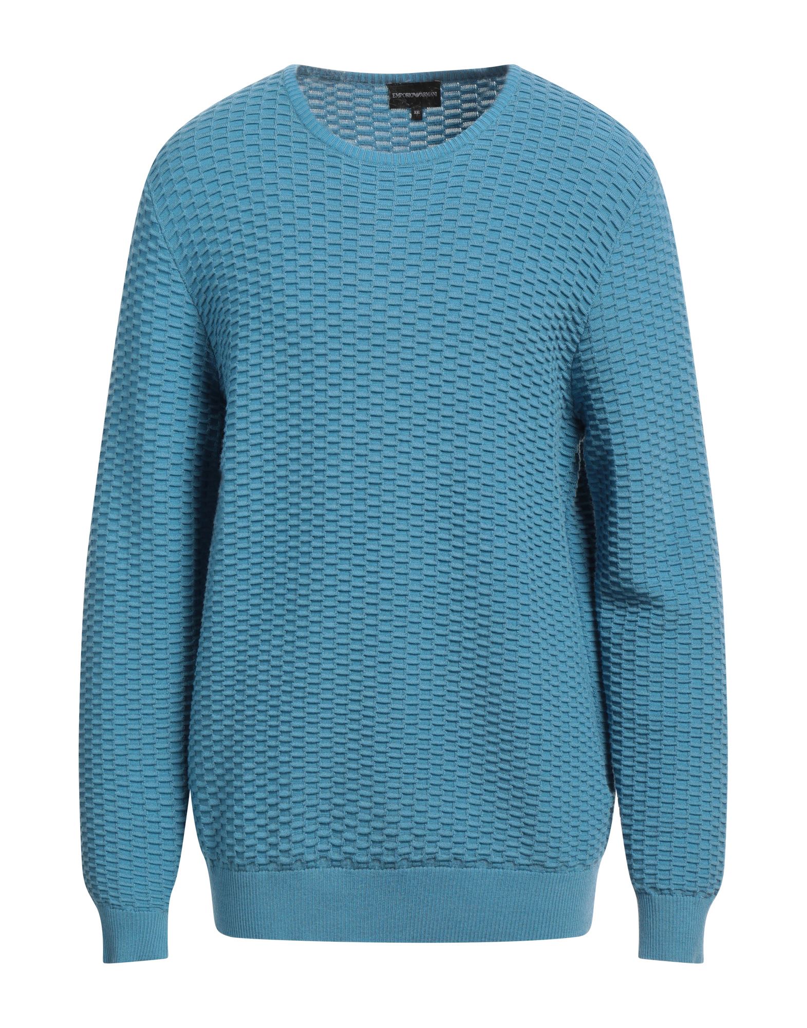 EMPORIO ARMANI Pullover Herren Blaugrau von EMPORIO ARMANI