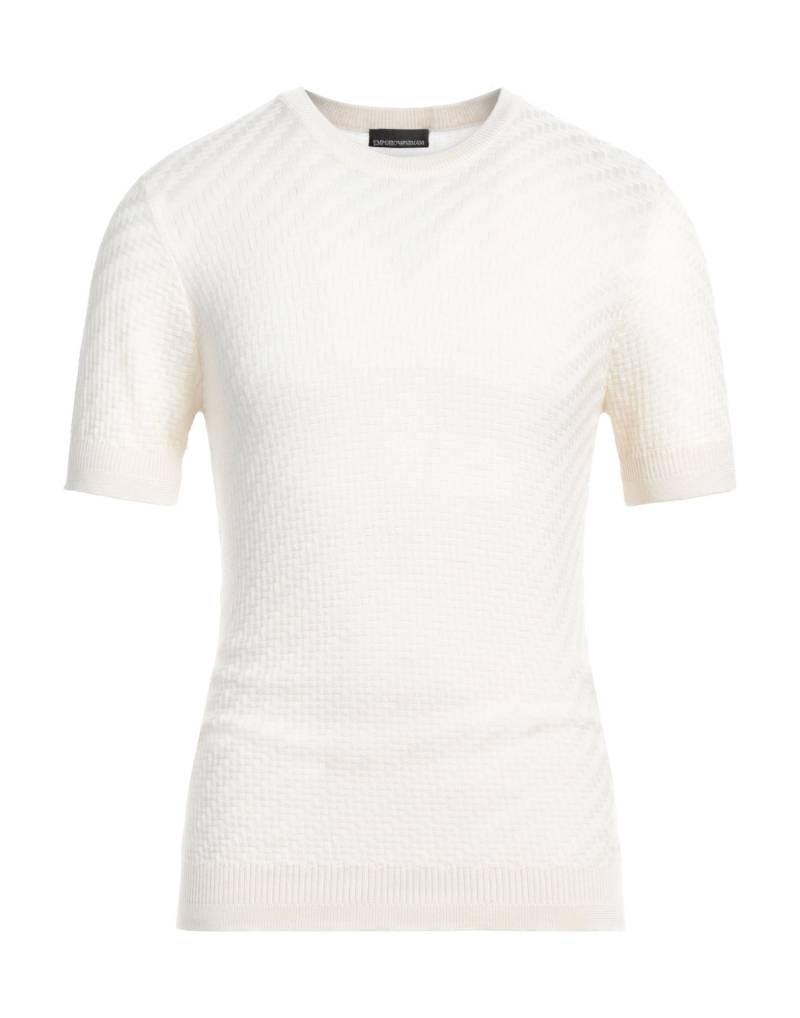 EMPORIO ARMANI Pullover Herren Cremeweiß von EMPORIO ARMANI