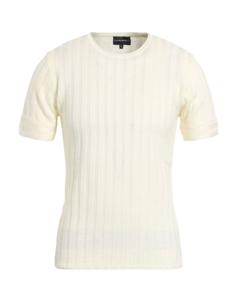 EMPORIO ARMANI Pullover Herren Cremeweiß EMPORIO ARMANI Pullover Herren Cremeweiß von EMPORIO ARMANI