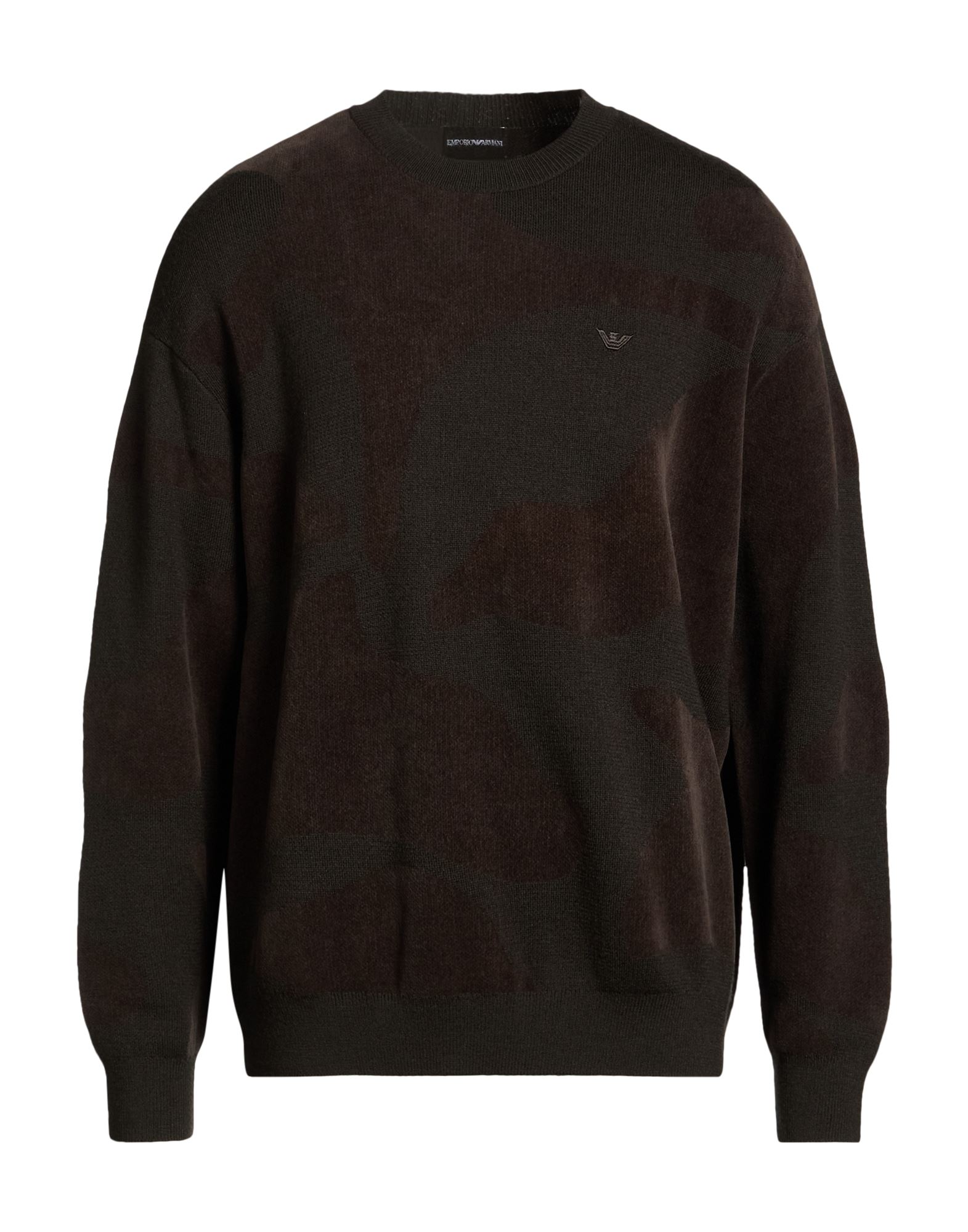 EMPORIO ARMANI Pullover Herren Dunkelbraun von EMPORIO ARMANI