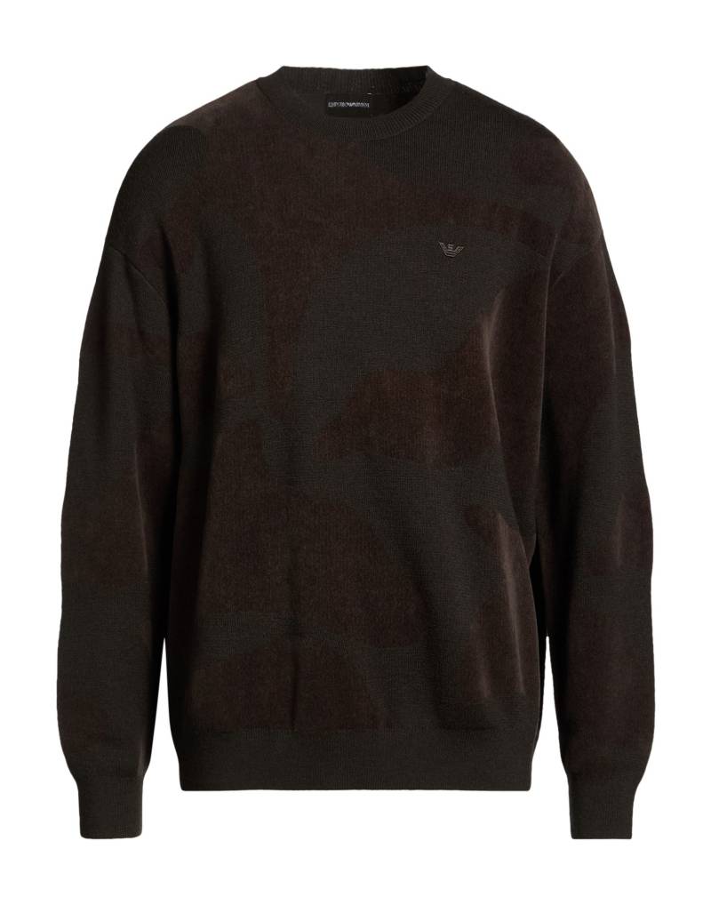 EMPORIO ARMANI Pullover Herren Dunkelbraun EMPORIO ARMANI Pullover Herren Dunkelbraun von EMPORIO ARMANI