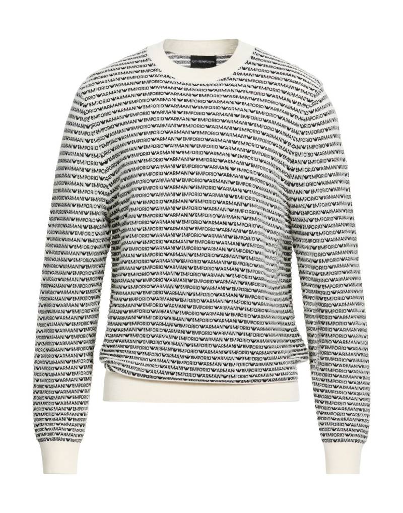 EMPORIO ARMANI Pullover Herren Elfenbein von EMPORIO ARMANI