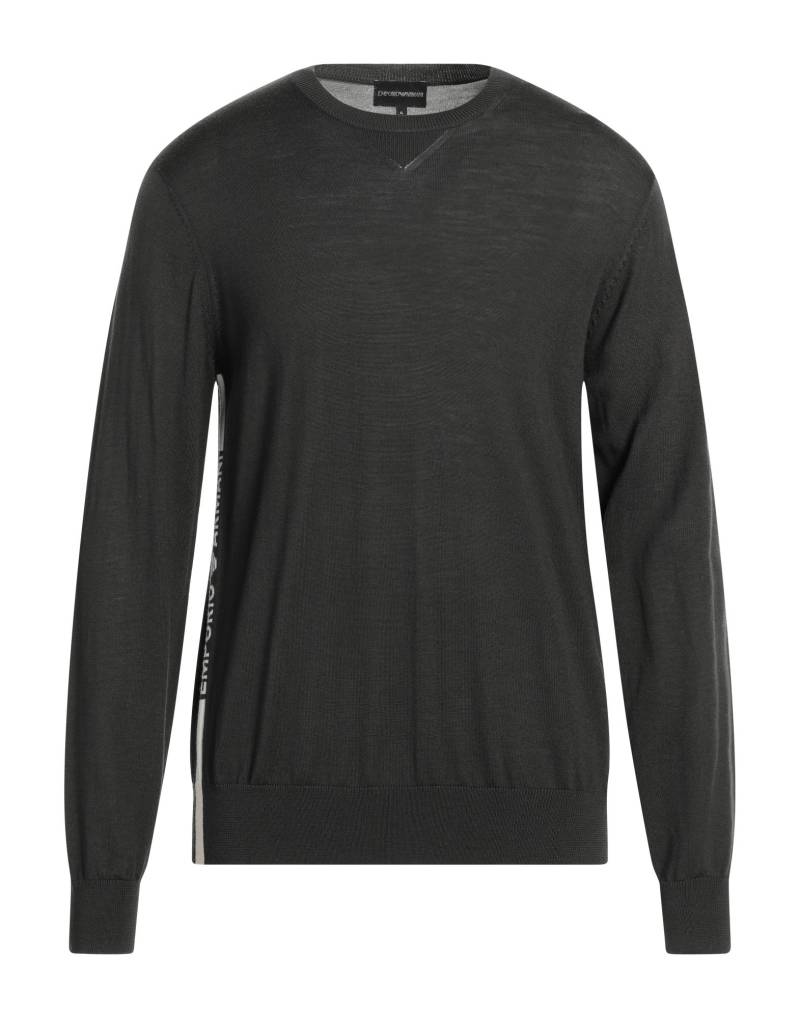 EMPORIO ARMANI Pullover Herren Braungrau von EMPORIO ARMANI