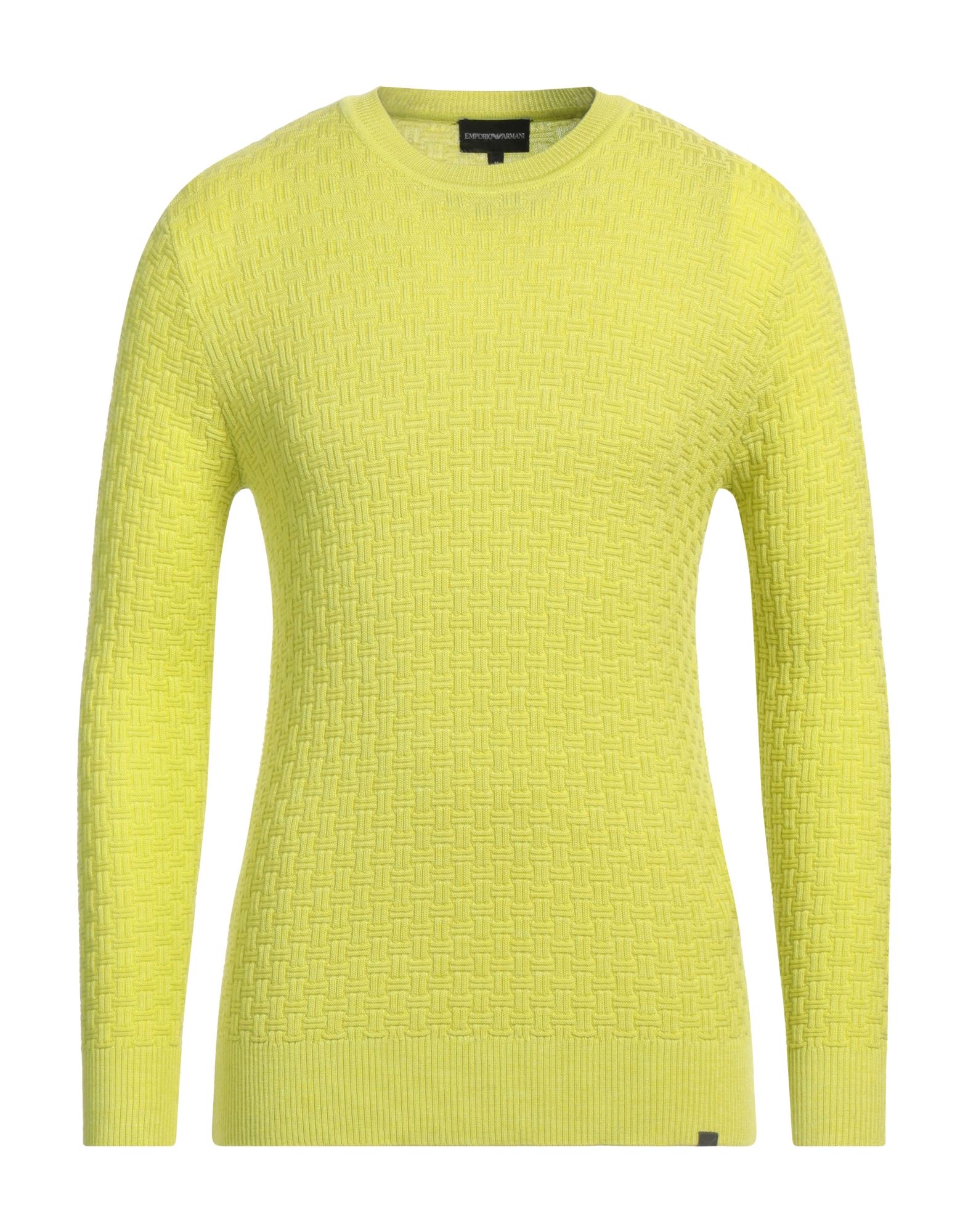 EMPORIO ARMANI Pullover Herren Limettengrün von EMPORIO ARMANI