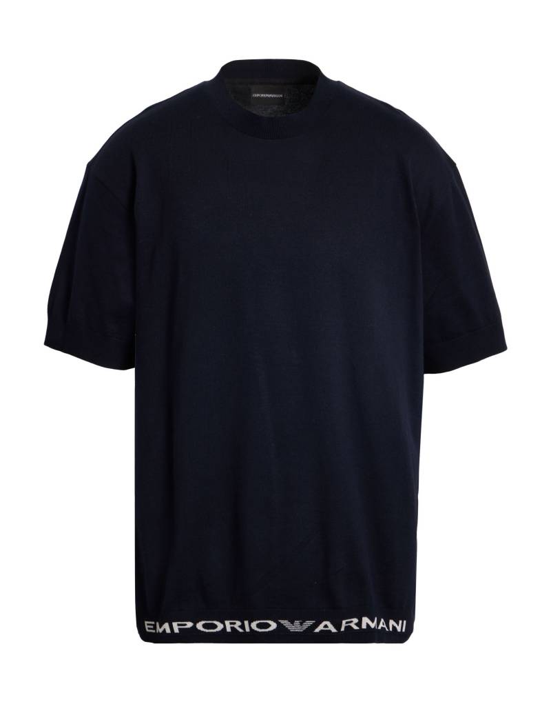 EMPORIO ARMANI Pullover Herren Marineblau von EMPORIO ARMANI