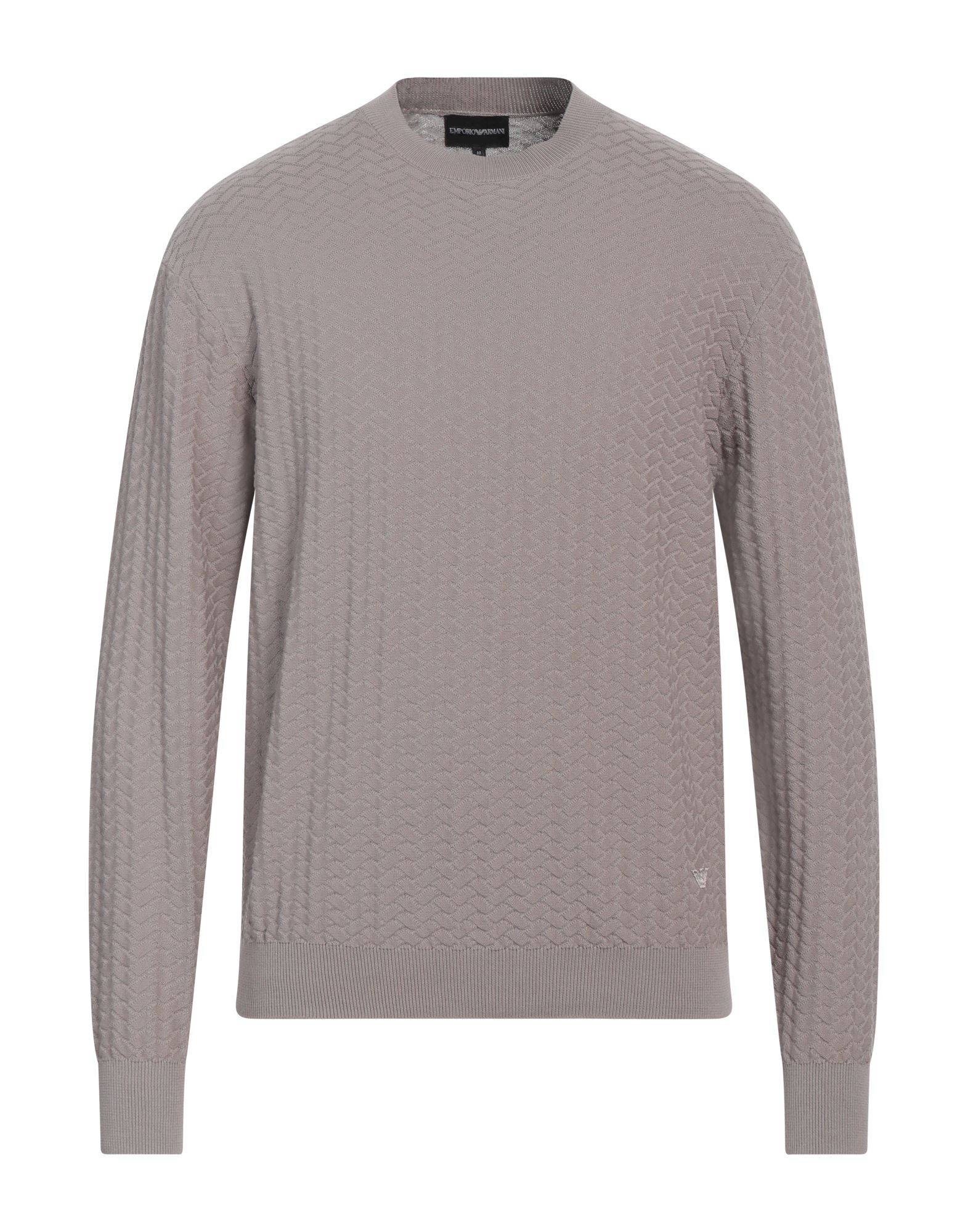 EMPORIO ARMANI Pullover Herren Maulwurfsgrau von EMPORIO ARMANI