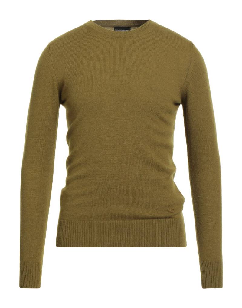 EMPORIO ARMANI Pullover Herren Militärgrün von EMPORIO ARMANI