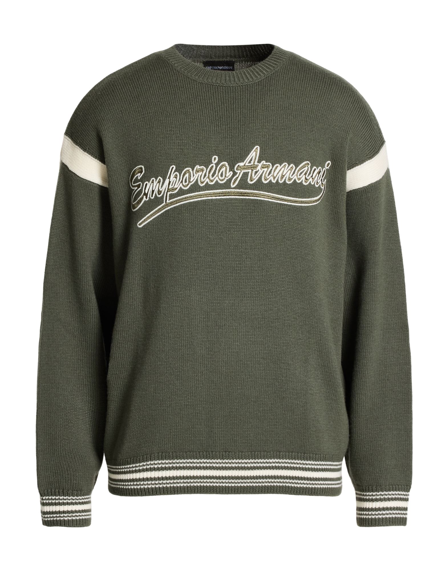 EMPORIO ARMANI Pullover Herren Militärgrün von EMPORIO ARMANI