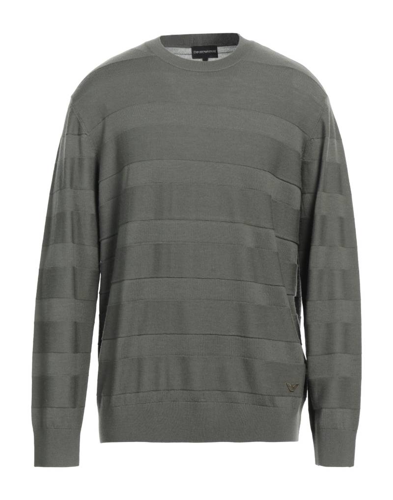 EMPORIO ARMANI Pullover Herren Militärgrün von EMPORIO ARMANI