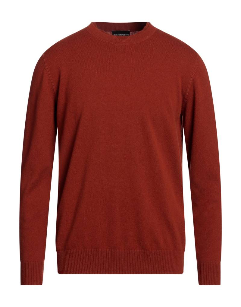 EMPORIO ARMANI Pullover Herren Rostrot von EMPORIO ARMANI