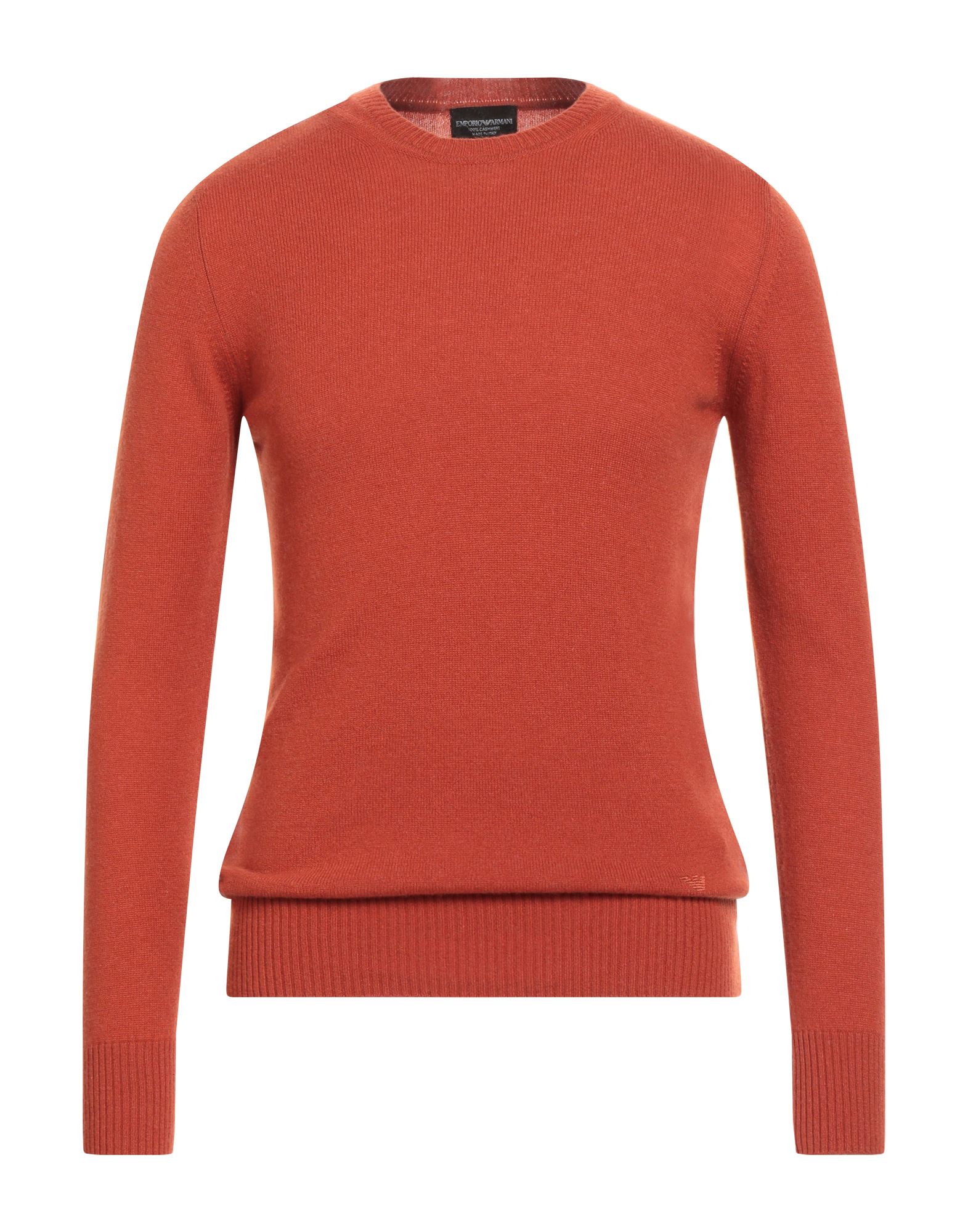 EMPORIO ARMANI Pullover Herren Rostrot von EMPORIO ARMANI