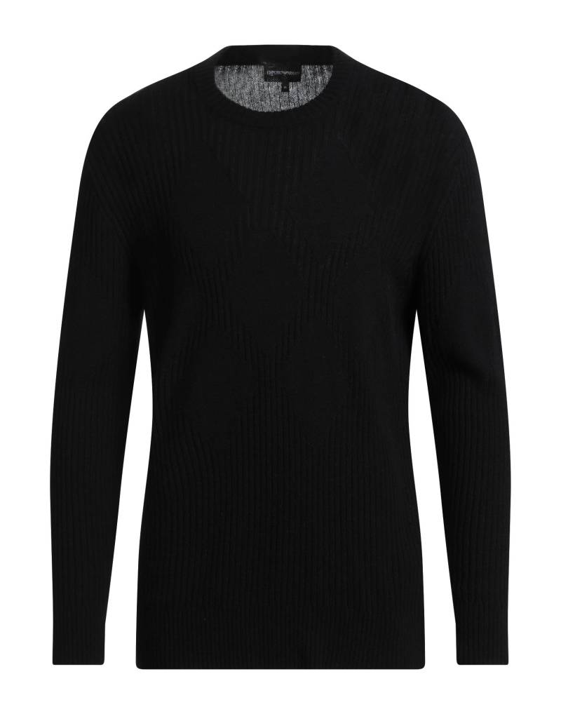 EMPORIO ARMANI Pullover Herren Schwarz von EMPORIO ARMANI
