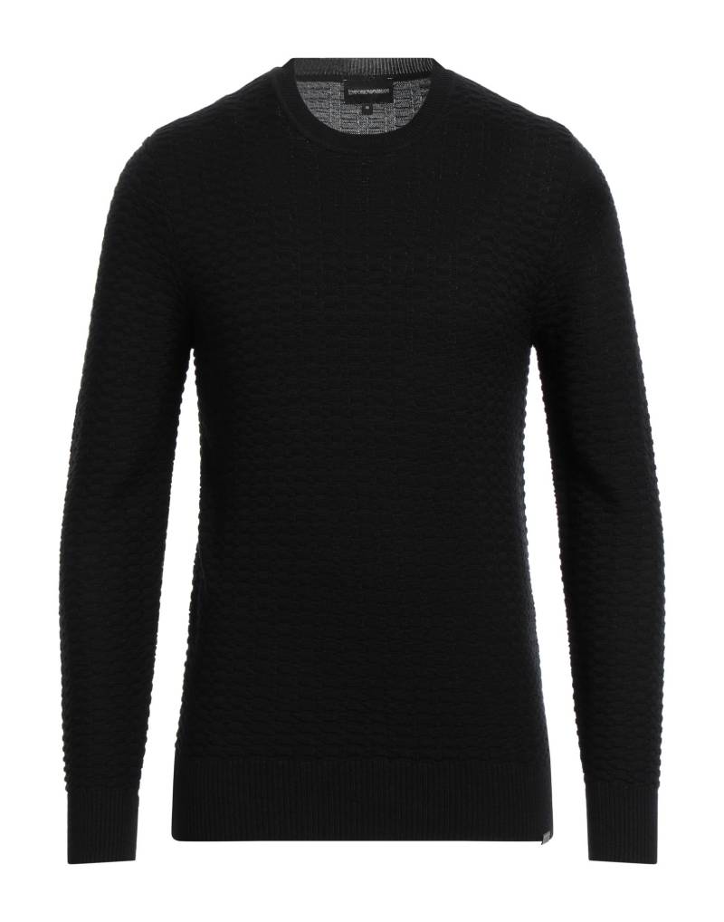EMPORIO ARMANI Pullover Herren Schwarz von EMPORIO ARMANI