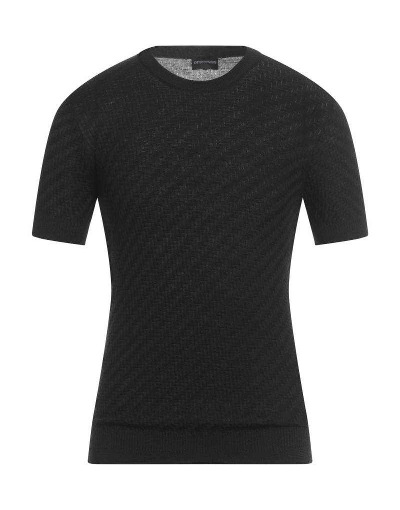EMPORIO ARMANI Pullover Herren Schwarz von EMPORIO ARMANI