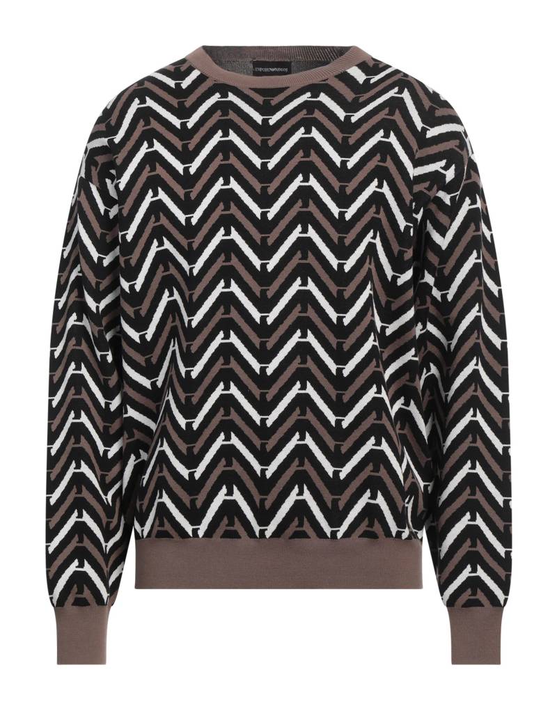 EMPORIO ARMANI Pullover Herren Schwarz von EMPORIO ARMANI