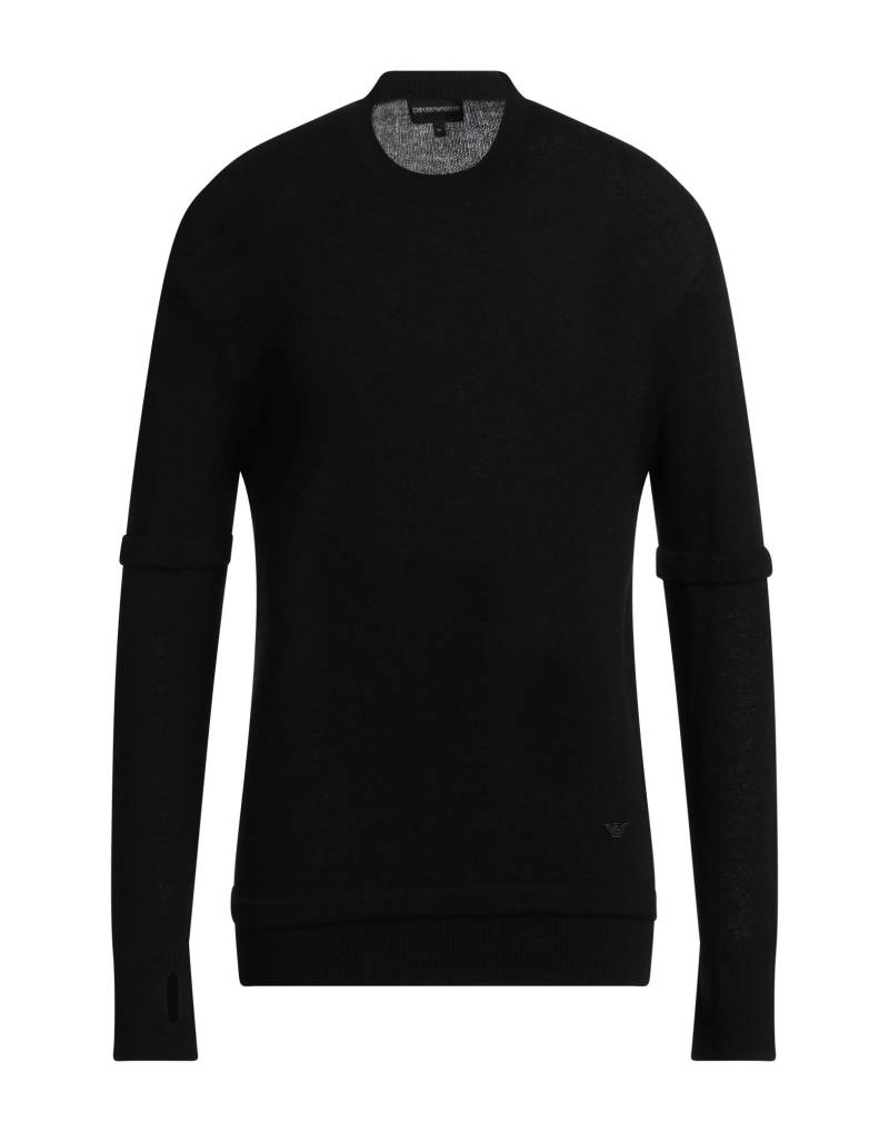 EMPORIO ARMANI Pullover Herren Schwarz von EMPORIO ARMANI