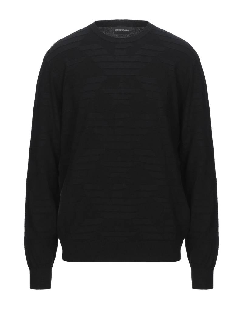 EMPORIO ARMANI Pullover Herren Schwarz von EMPORIO ARMANI
