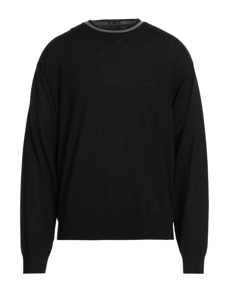 EMPORIO ARMANI Pullover Herren Schwarz von EMPORIO ARMANI