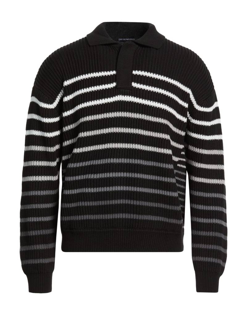 EMPORIO ARMANI Pullover Herren Schwarz von EMPORIO ARMANI