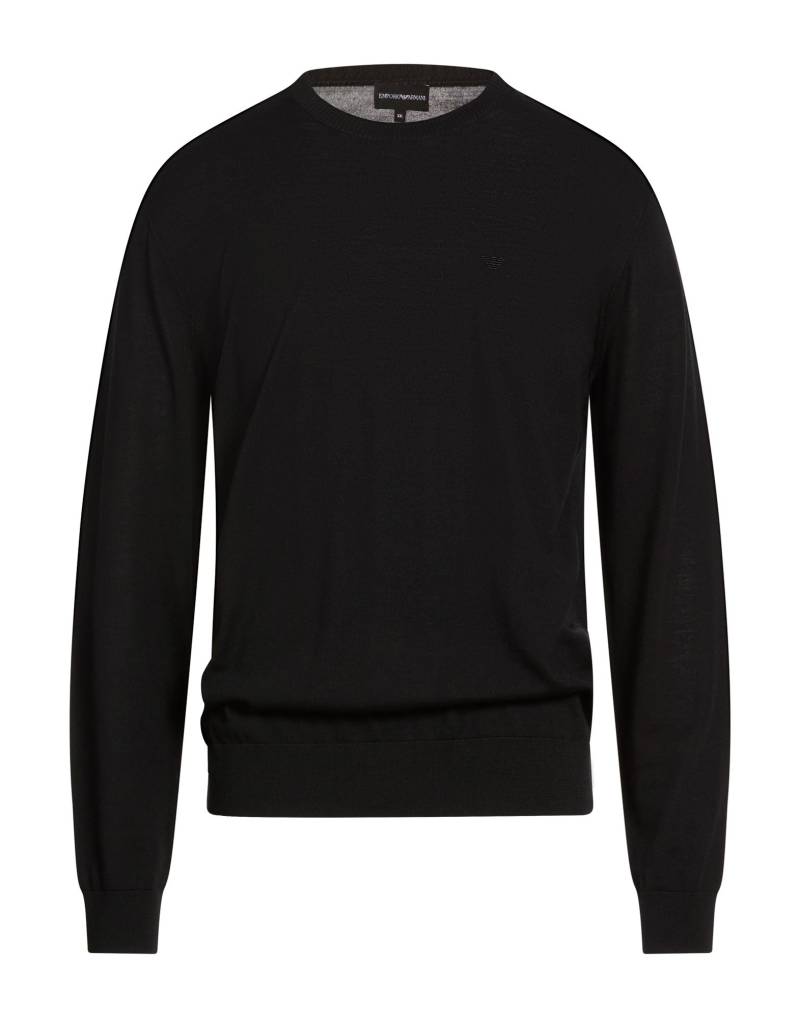 EMPORIO ARMANI Pullover Herren Schwarz von EMPORIO ARMANI