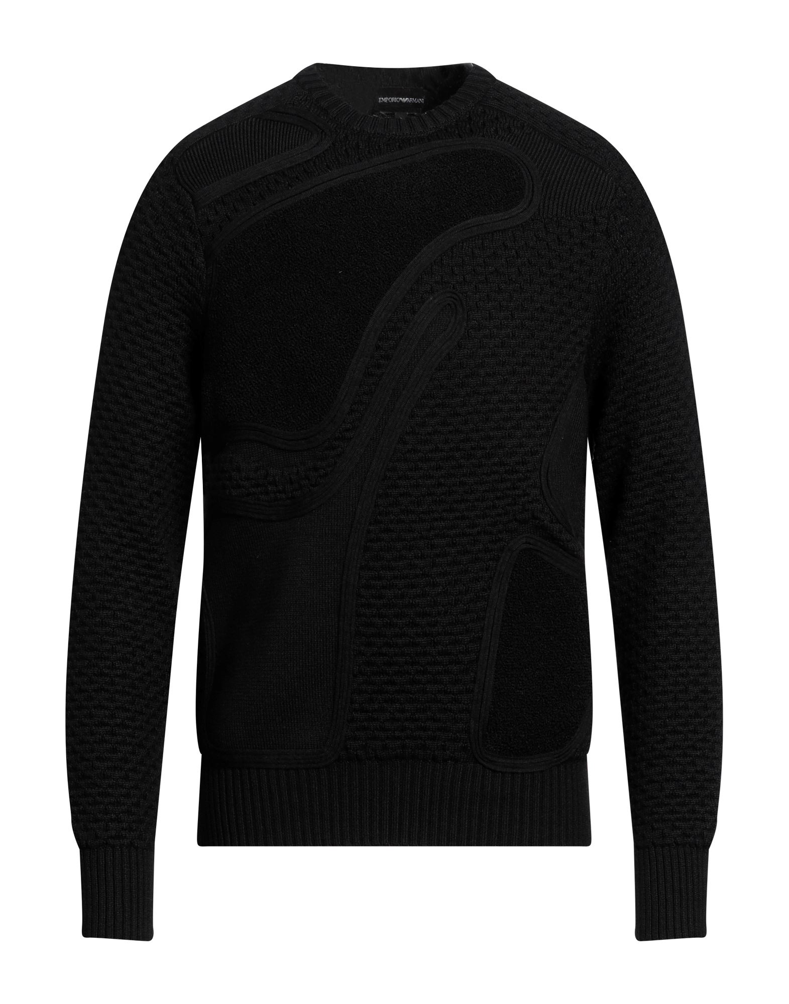 EMPORIO ARMANI Pullover Herren Schwarz von EMPORIO ARMANI