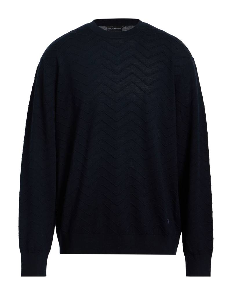 EMPORIO ARMANI Pullover Herren Schwarz von EMPORIO ARMANI