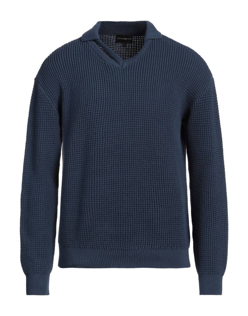 EMPORIO ARMANI Pullover Herren Taubenblau von EMPORIO ARMANI