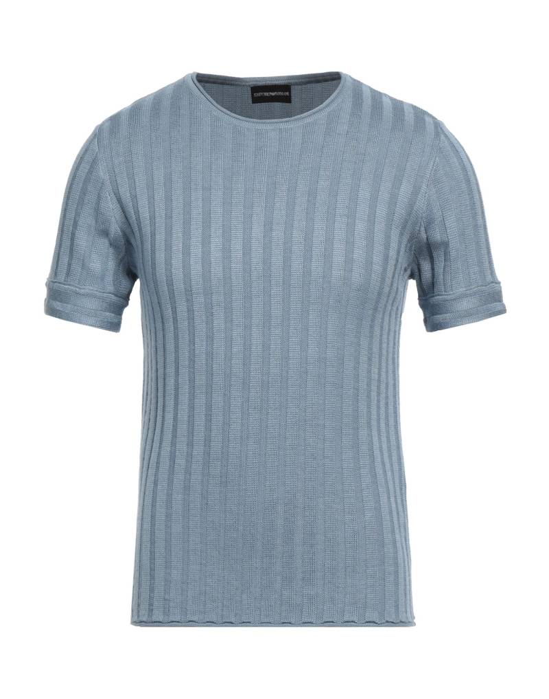 EMPORIO ARMANI Pullover Herren Taubenblau von EMPORIO ARMANI