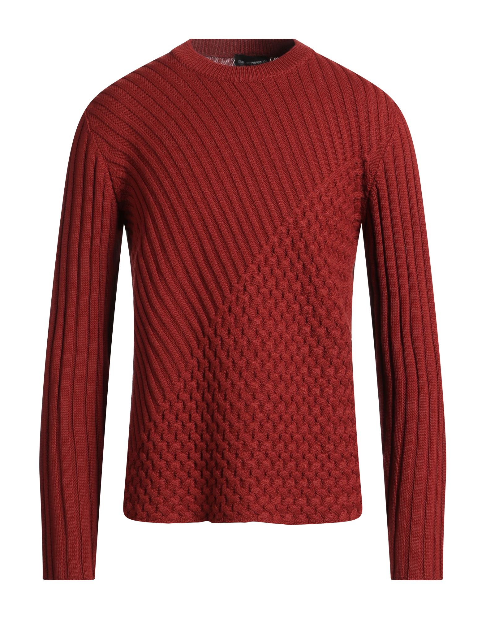 EMPORIO ARMANI Pullover Herren Ziegelrot von EMPORIO ARMANI
