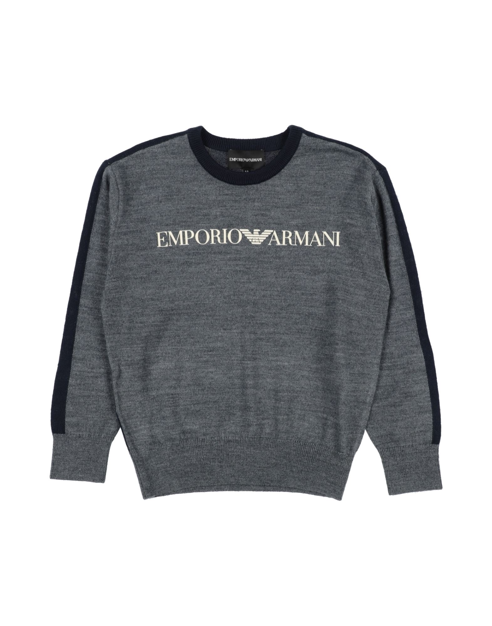 EMPORIO ARMANI Pullover Kinder Grau von EMPORIO ARMANI