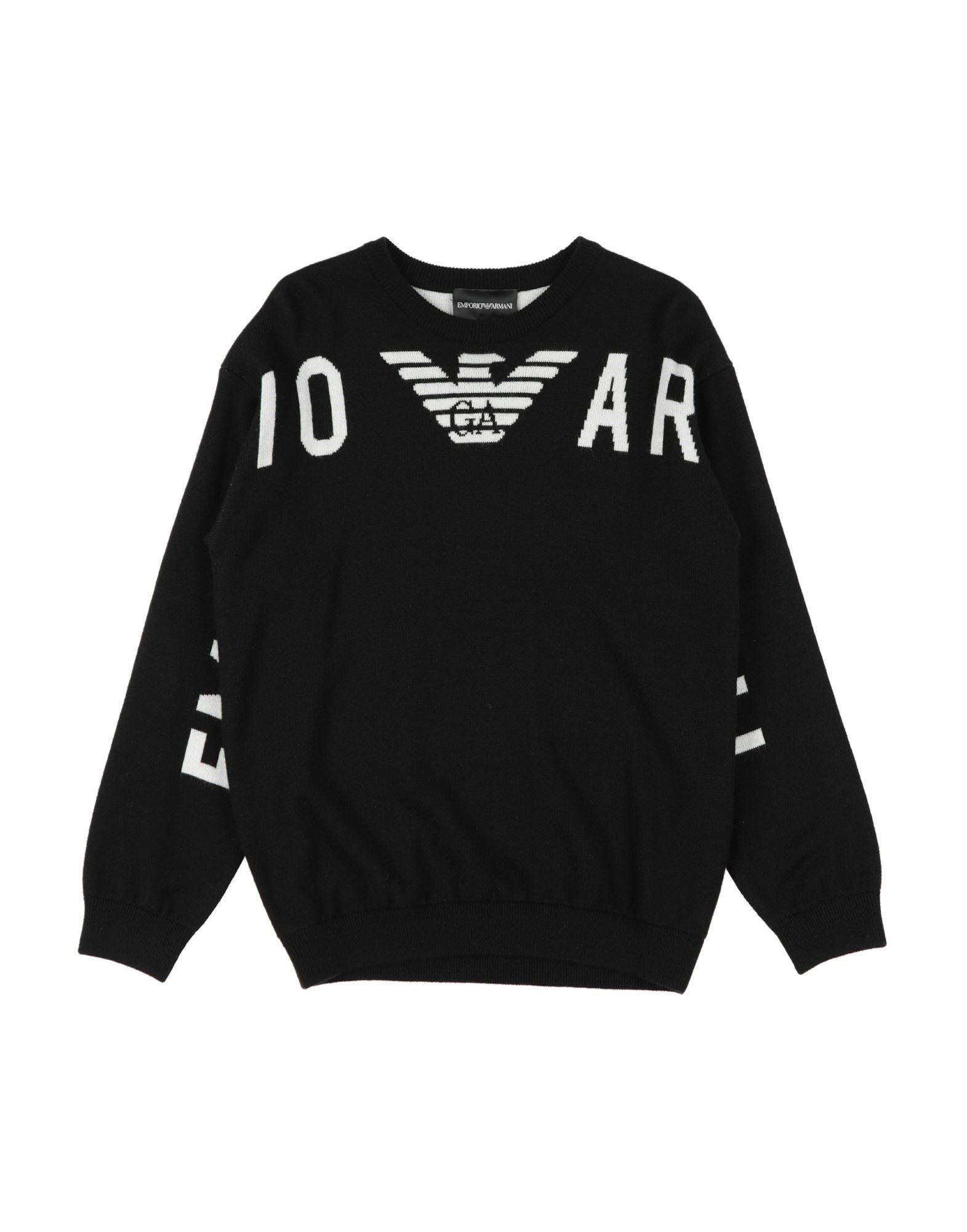 EMPORIO ARMANI Pullover Kinder Schwarz von EMPORIO ARMANI