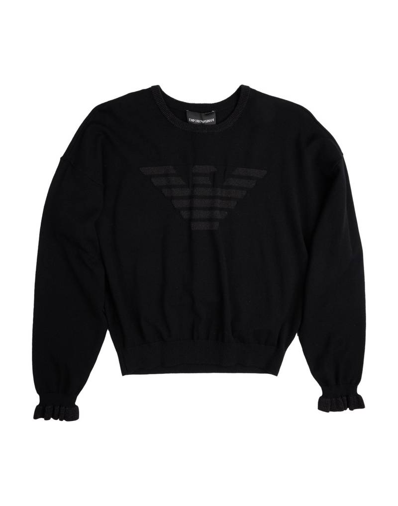 EMPORIO ARMANI Pullover Kinder Schwarz von EMPORIO ARMANI