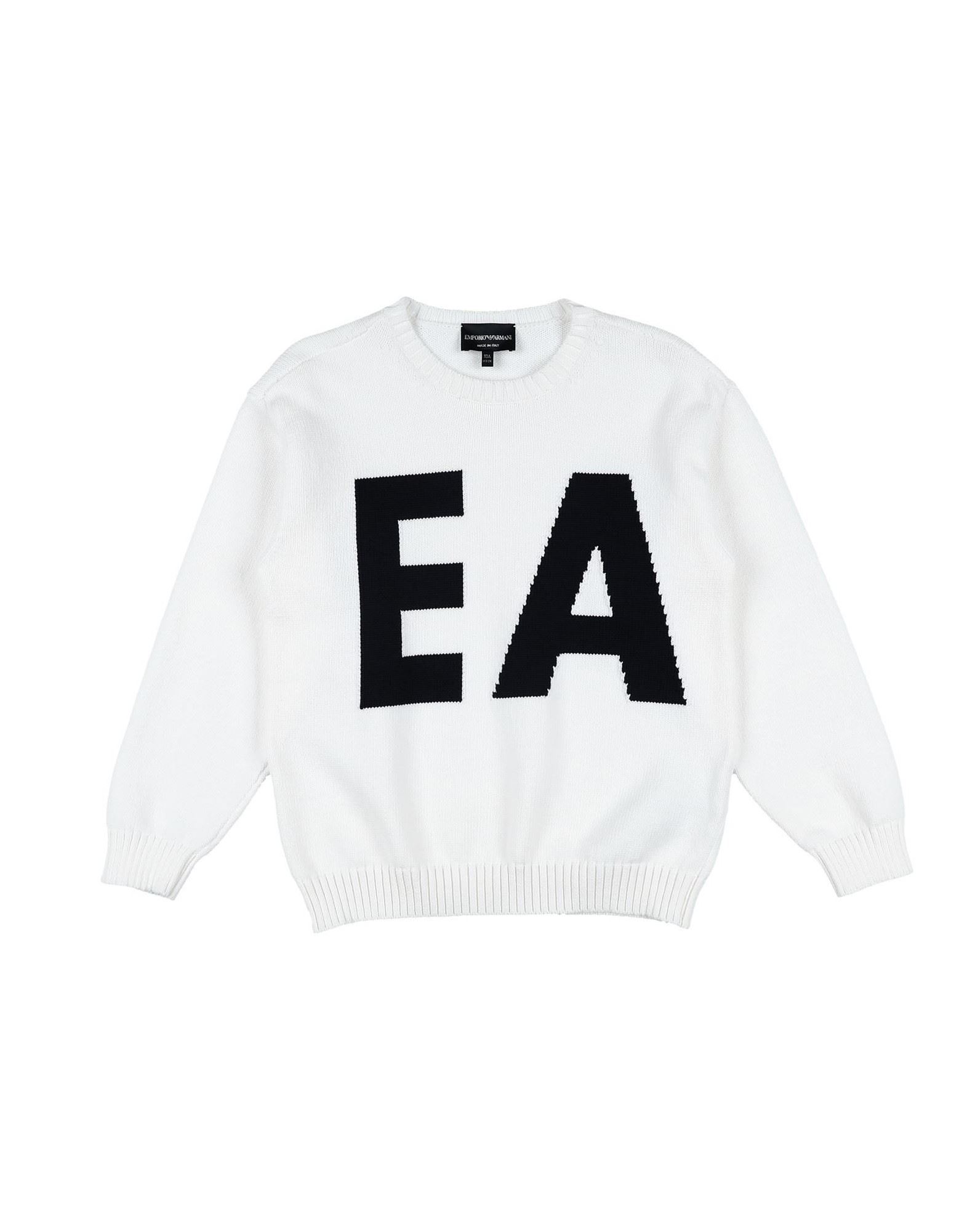 EMPORIO ARMANI Pullover Kinder Weiß von EMPORIO ARMANI