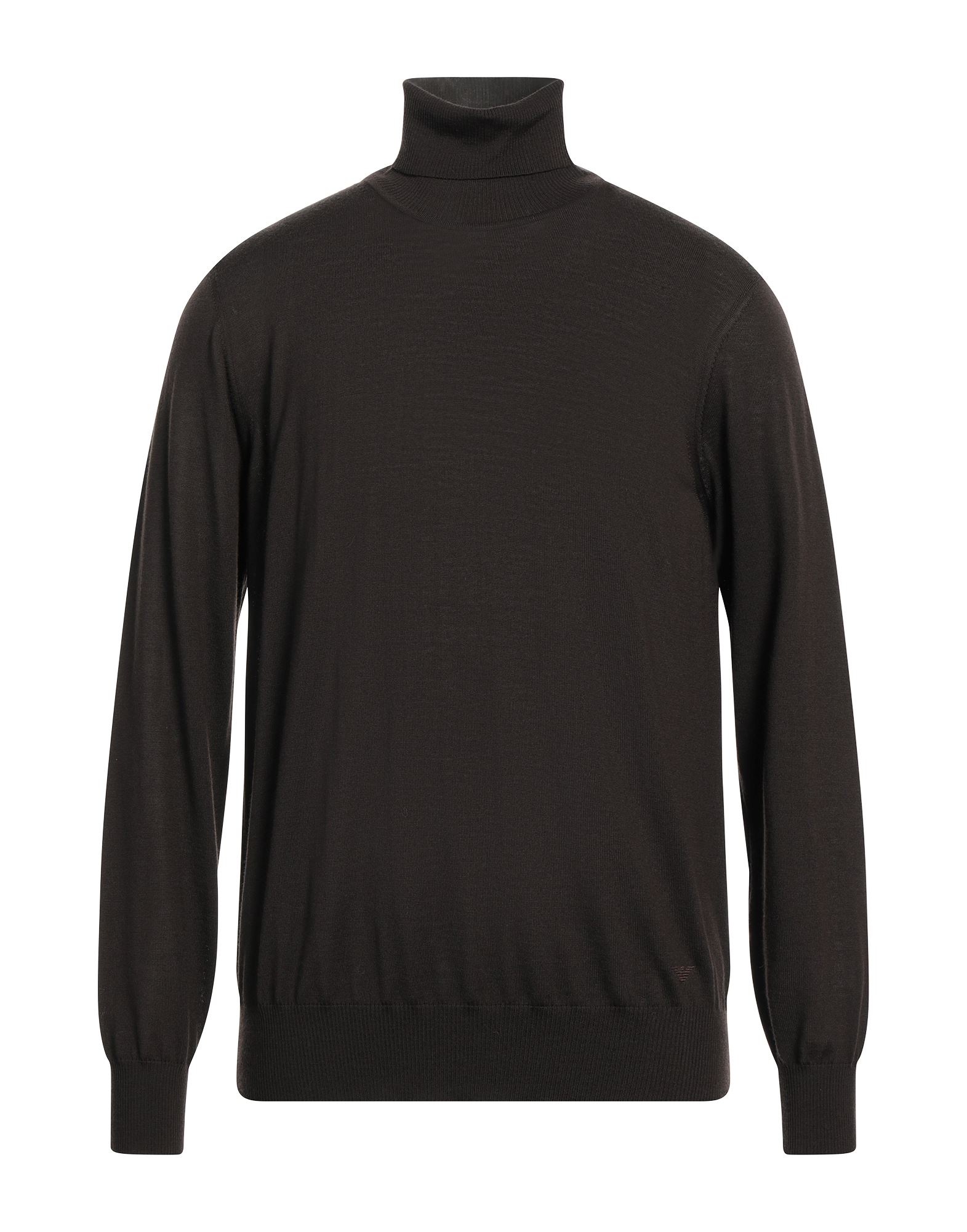 EMPORIO ARMANI Rollkragenpullover Herren Dunkelbraun von EMPORIO ARMANI