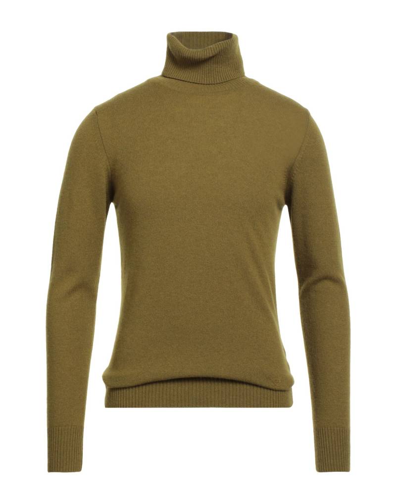 EMPORIO ARMANI Rollkragenpullover Herren Militärgrün von EMPORIO ARMANI