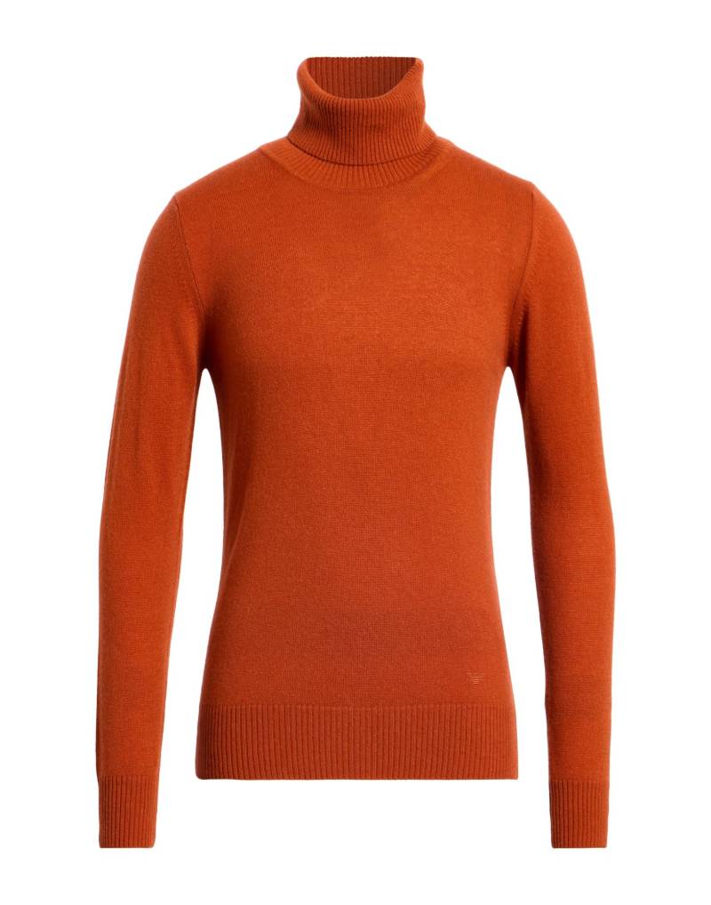 EMPORIO ARMANI Rollkragenpullover Herren Rostrot von EMPORIO ARMANI