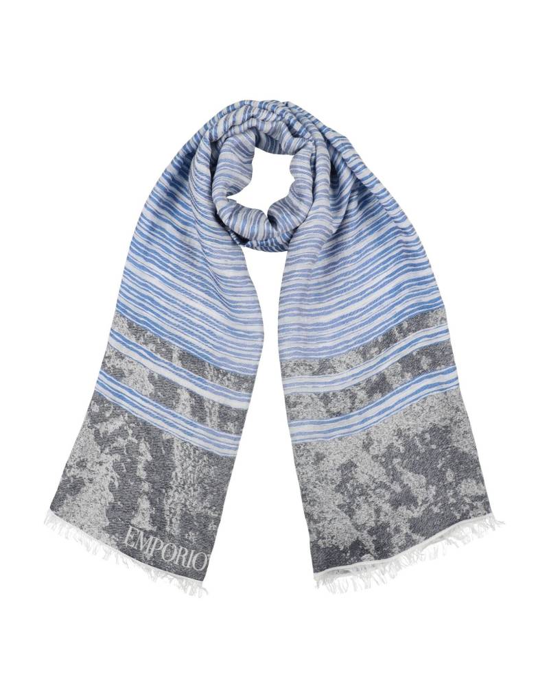 EMPORIO ARMANI Schal Herren Blau von EMPORIO ARMANI