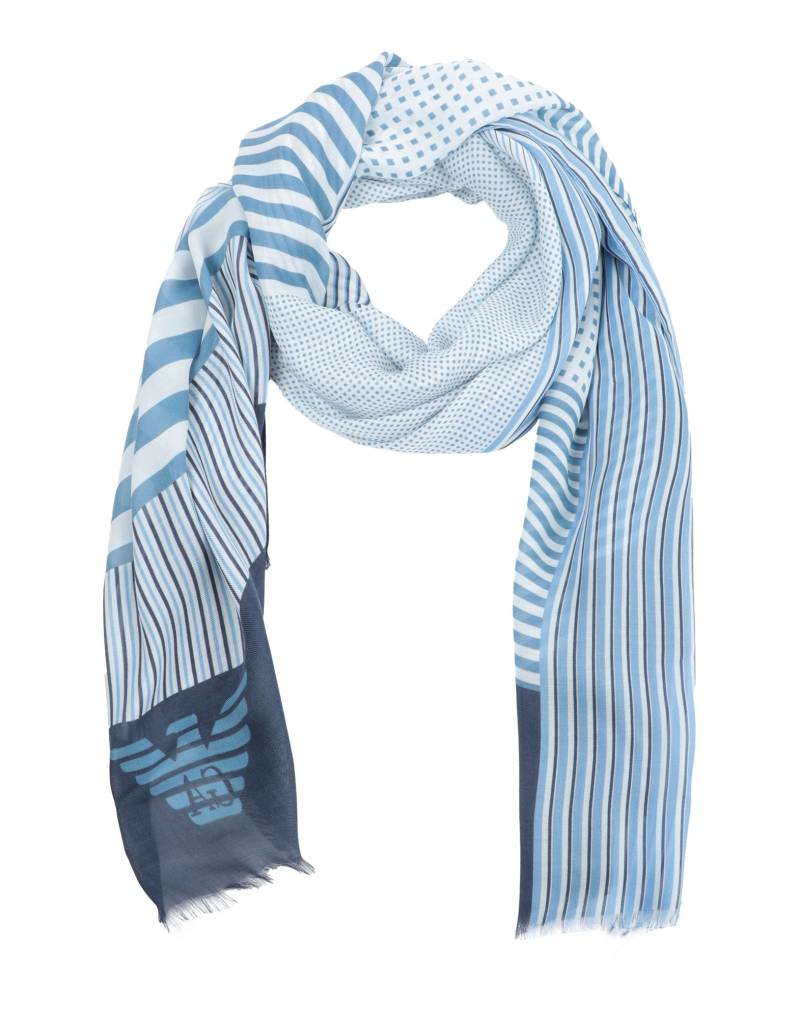 EMPORIO ARMANI Schal Herren Blau von EMPORIO ARMANI