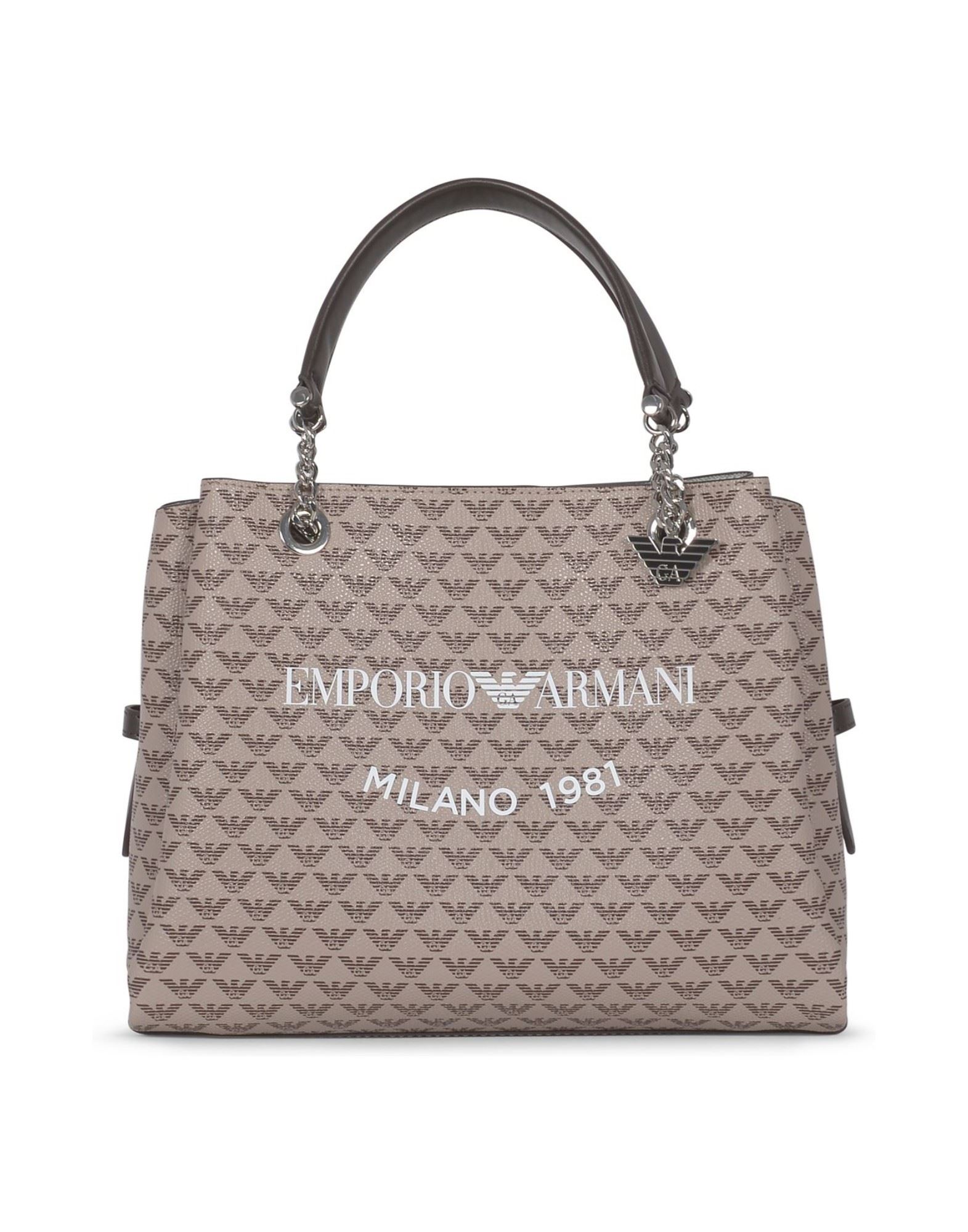 EMPORIO ARMANI Schultertasche Damen Taubengrau von EMPORIO ARMANI