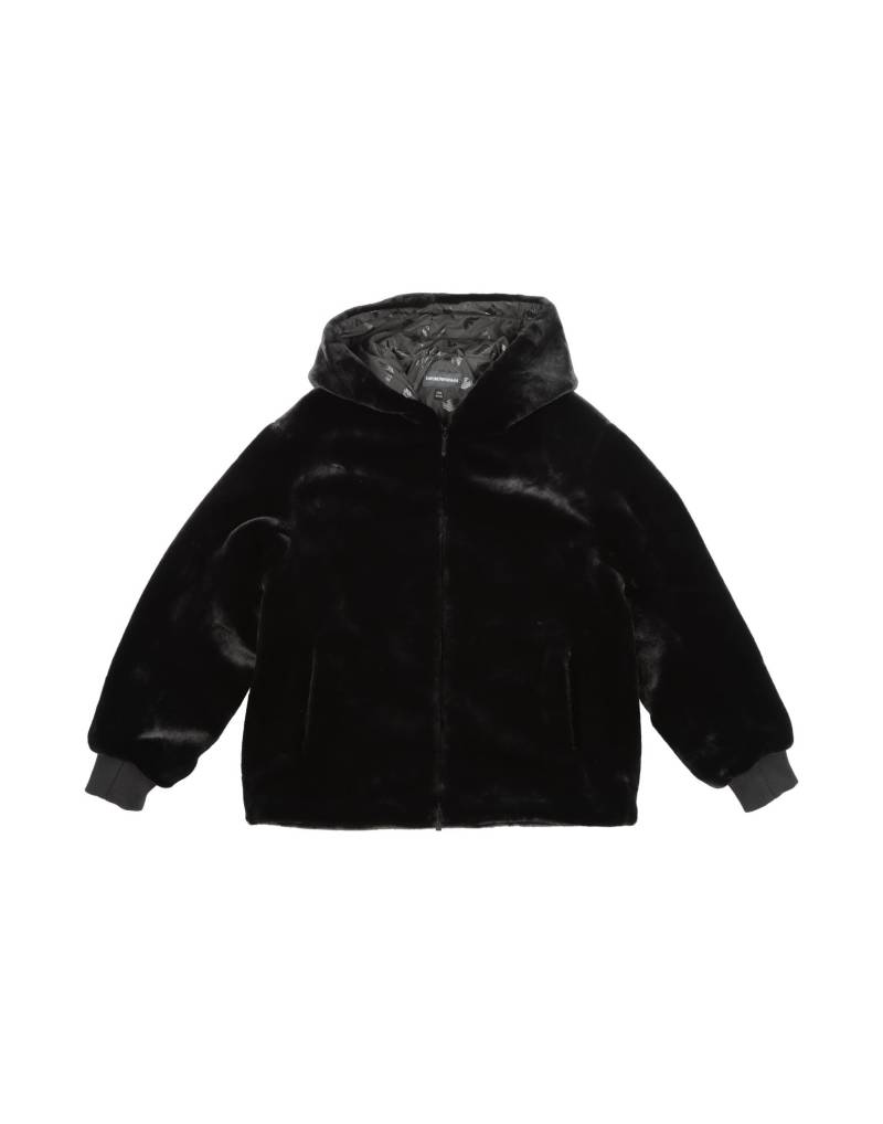 EMPORIO ARMANI Shearling- & Kunstfell Kinder Schwarz von EMPORIO ARMANI