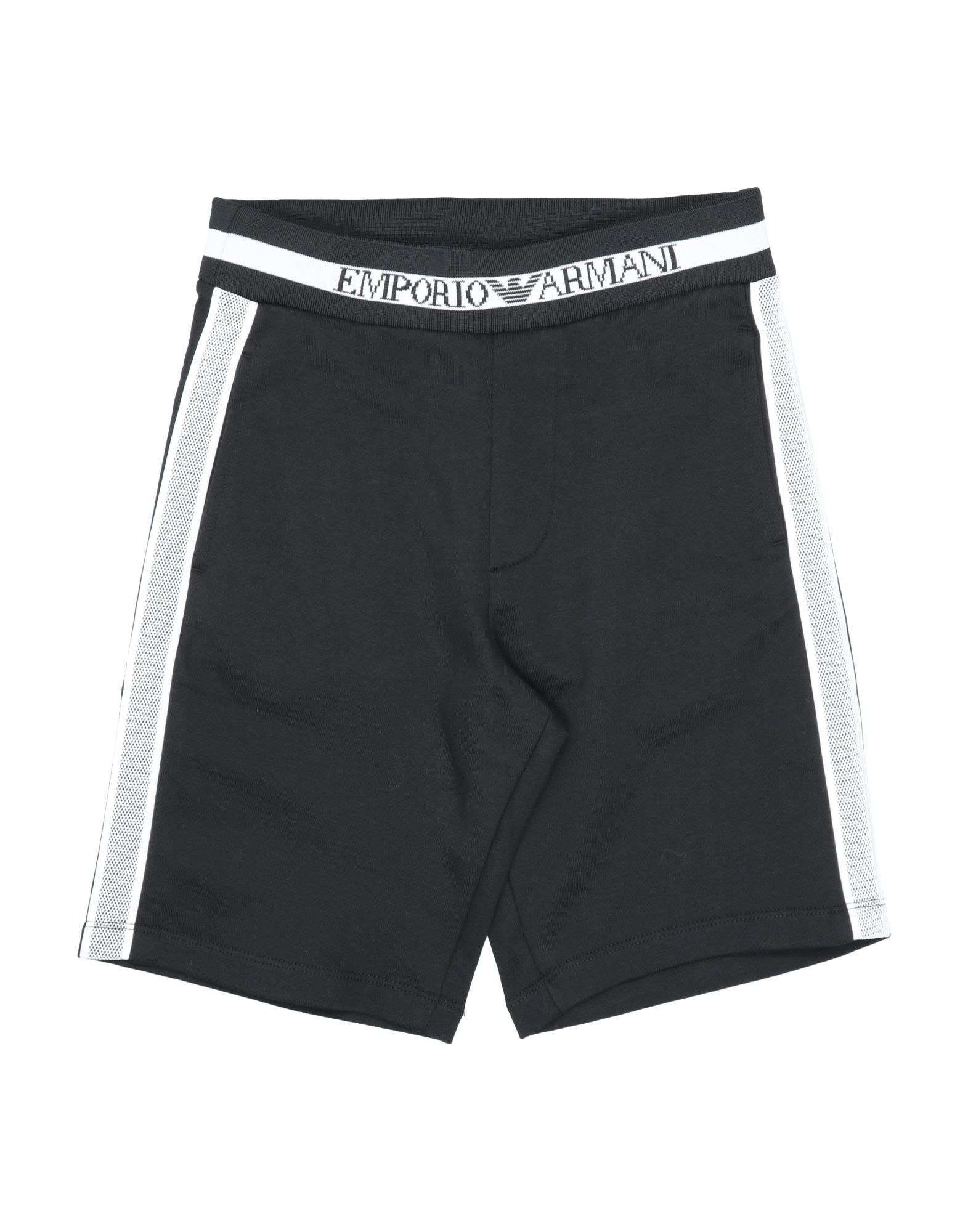 EMPORIO ARMANI Shorts & Bermudashorts Kinder Schwarz von EMPORIO ARMANI