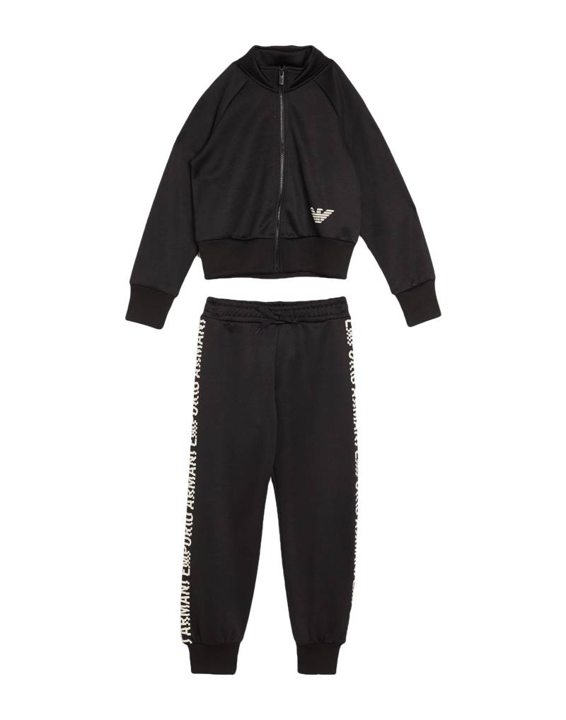 EMPORIO ARMANI Sportanzug Kinder Schwarz von EMPORIO ARMANI