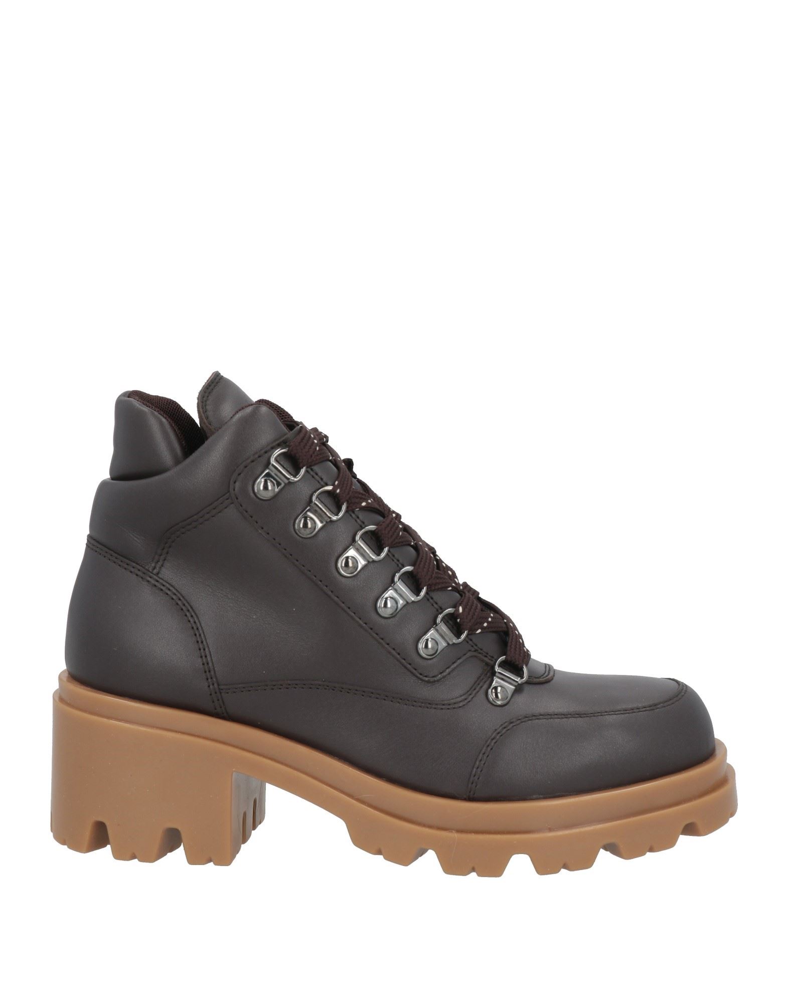 EMPORIO ARMANI Stiefelette Damen Dunkelbraun EMPORIO ARMANI Stiefelette Damen Dunkelbraun von EMPORIO ARMANI